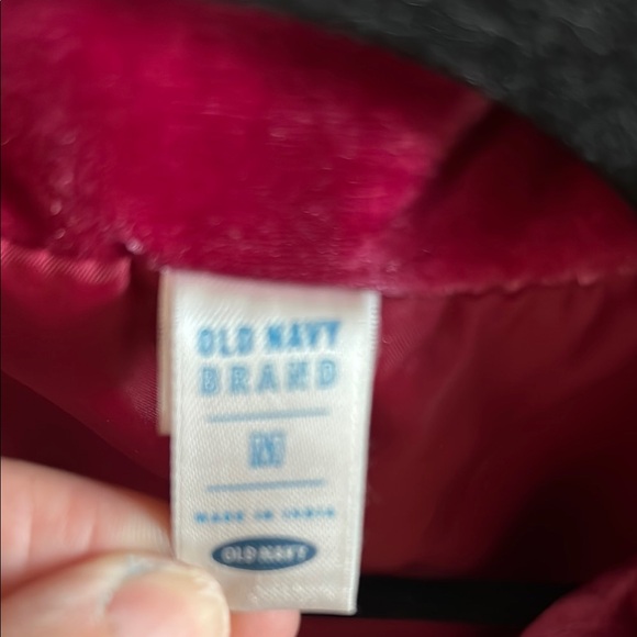 Old Navy Pink Velvet Blazer Short-Sleeved size medium nwot - Picture 2 of 4